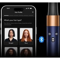 Фен-стайлер Dyson Airwrap Complete Long HS08 i.d. (с переходником на евровилку, берлинская лазурь/медный)