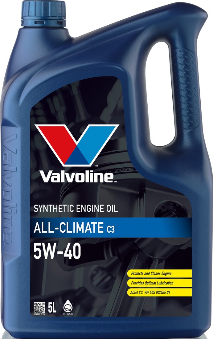 

Моторное масло Valvoline All-Climate (Diesel) C3 5W-40 5л