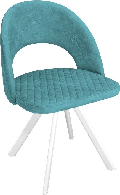 

Стул Трия Гэтсби К2 (белый матовый/микровелюр Wellmart Indigo)