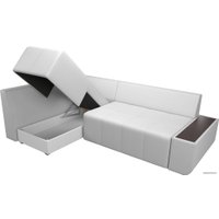 Угловой диван Mebelico Амадэус 109702 (левый, экокожа, белый)