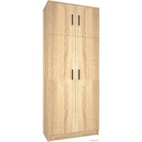 Шкаф распашной МДК ПРШ1 2-х створчатый 2020x800x400 (дуб сонома)