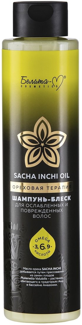 

Шампунь Белита-М Sacha Inchi Oil ореховая терапия 400 г