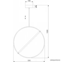 Подвесная люстра Евросвет Element 90282/1 бронза