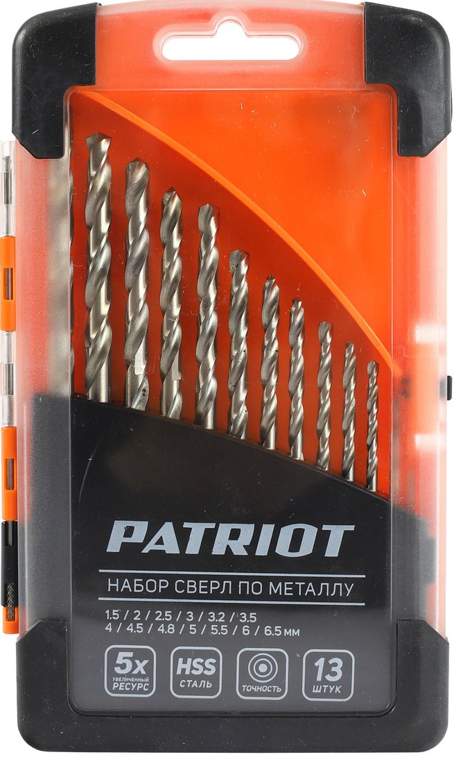 

Набор сверл Patriot 815010104 (13 предметов)