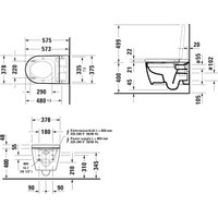 Унитаз подвесной Duravit SensoWash Starck f Lite 650001012004310
