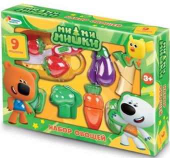 Набор игрушечных продуктов Играем вместе Набор овощей Ми-ми-мишки 1809U199-R2