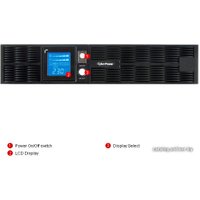 Источник бесперебойного питания CyberPower PR1000 LCD 2U (PR1000ELCDRT2U)