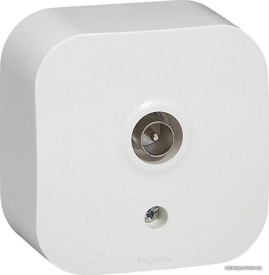 Розетка телевизионная Legrand Quteo 7 822 15 (белый)
