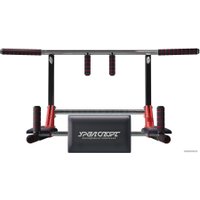 Турник с брусьями МК Уралспорт 3 в 1 profi-crossbar v 2.0 (черный)