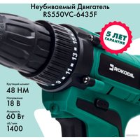 Дрель-шуруповерт Rokodil Twist 2 Pro (1 АКБ, кейс, оснастка)