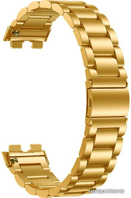 Браслет Rumi Heavy металлический для Huawei Band 8/9 (золотистый)