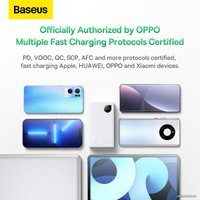 Внешний аккумулятор Baseus Adaman 2 Display Fast Charge Power Bank 30W 20000mAh VOOC Edition (белый) в Бресте