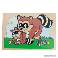 Мозаика/пазл ЛЭМ Еноты 1408