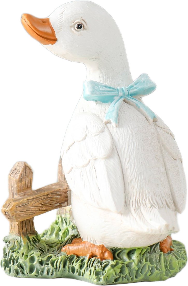 

Статуэтка Sima-Land Гусенок с голубым бантом у забора 9838031