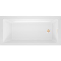 Ванна Wellsee FreeDom 2.0 165x80 23300204R (встраиваемая ванна белый глянец, сифон-автомат золото) в Витебске