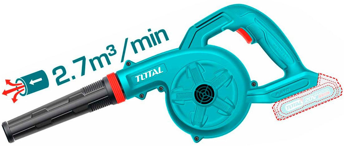 

Ручная воздуходувка Total TABLI20028 (без АКБ)