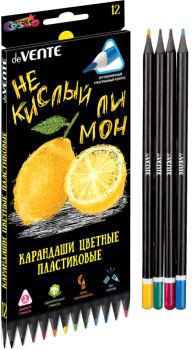 

Набор цветных карандашей deVente Juicy Black 5022119 (12 шт)