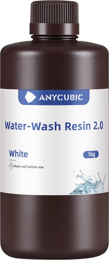 Фотополимер Anycubic Water-wash 2.0 SSX2WH-10 (1л, белый)