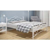 Кровать Князев Мебель Грация 140x200 ГЯ.140.200.Б (белый муар) в Витебске