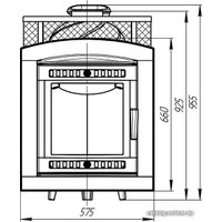Банная печь Prometall Атмосфера L (сетка нержавейка)