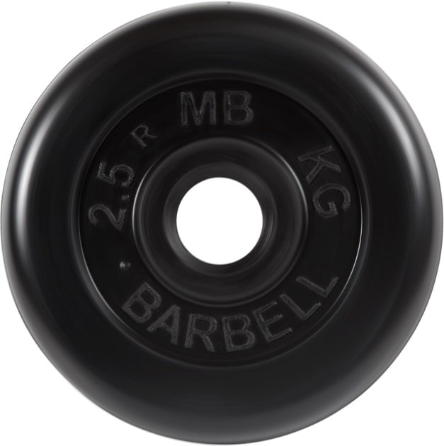

Диск MB Barbell Стандарт 31 мм (1x2.5 кг, черный)