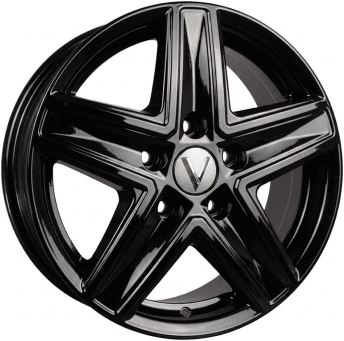 Литые диски Vector B237 16x5 5x120мм DIA 65.1мм ET 50мм черный