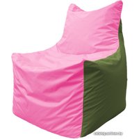 Кресло-мешок Flagman Фокс Ф2.1-198 (розовый/оливковый)