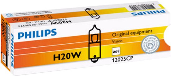

Галогенная лампа Philips H20W Vision 1шт [12025CP]