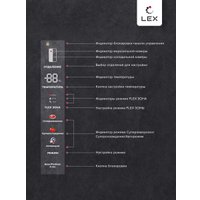 Четырёхдверный холодильник LEX LCD485STGIDBI
