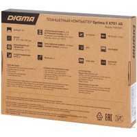 Планшет Digma Optima 8 X701 TS8226PL 4G (черный)