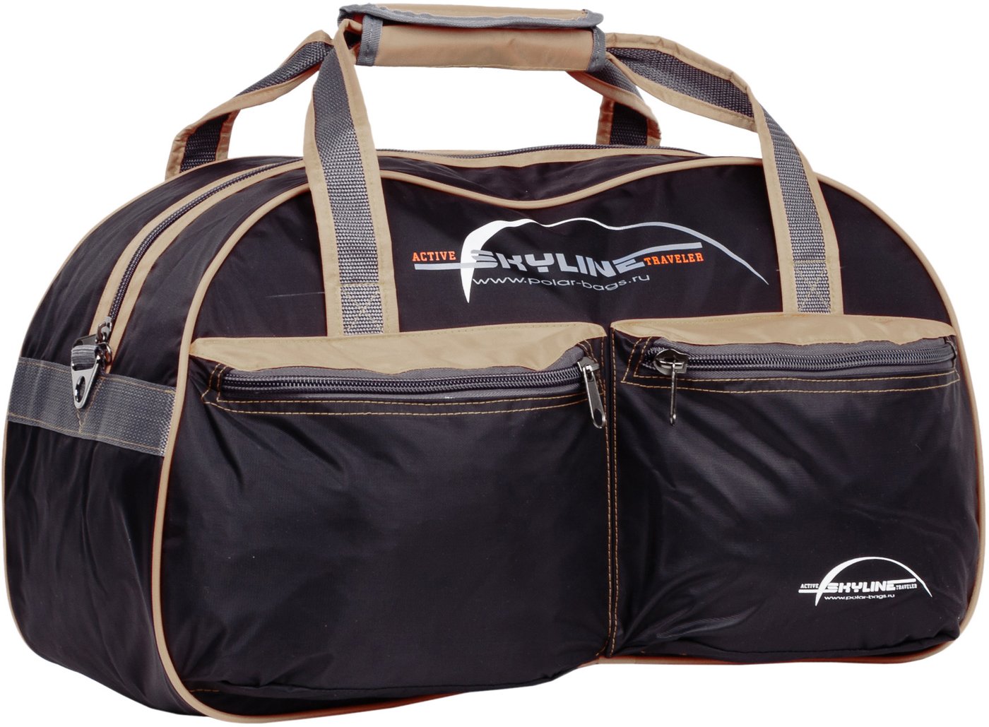 

Дорожная сумка Polar П05/6 (черный/бежевый)