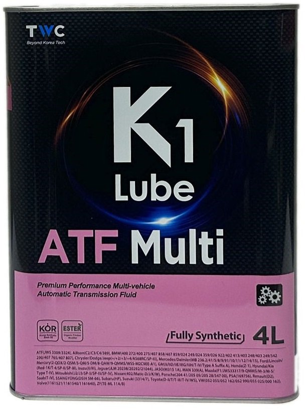 

Трансмиссионное масло K1 Lube ATF Multi 4л