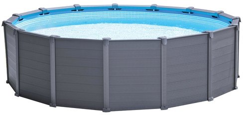 

Каркасный бассейн Intex Graphite Gray Panel 26384 (478х124)