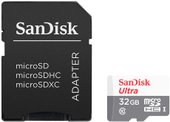 Ultra microSDHC SDSQUNR-032G-GN3MA 32GB (с адаптером)