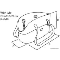 Сумка-переноска Ferplast With-me (синий)