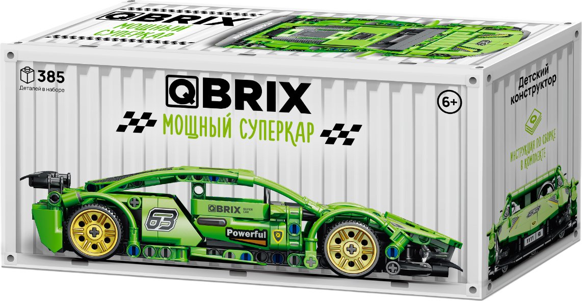 

Конструктор QBRIX Мощный суперкар 32028