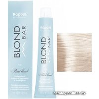 Крем-краска для волос Kapous Professional Blond Bar с экстрактом жемчуга BB 002 черничное безе