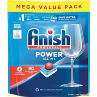 Таблетки для посудомоечной машины Finish All in 1 Powerball Power (90 шт)