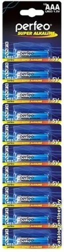 Батарейка Perfeo Super Alkaline PF LR03/10BL