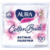 Ватные палочки Aura Beauty пакет (100 шт) в Гродно