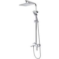 Душевая система  Grocenberg GB7008 (белый хром)