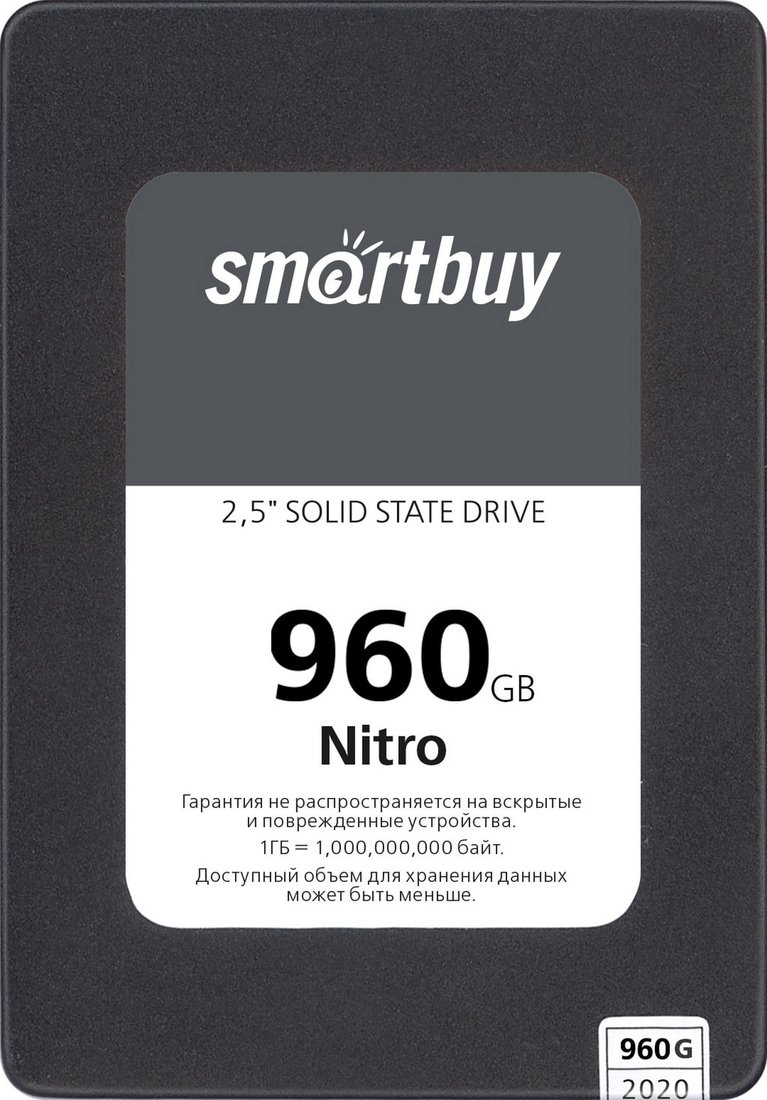 

SSD SmartBuy Nitro 960GB SBSSD-960GQ-MX902-25S3