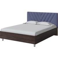 Кровать PROxSON Ora 160x200 (дуб кантербери/Teddy 318 мокрый асфальт)