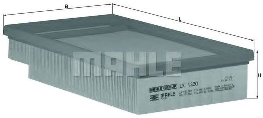 

Воздушный фильтр Mahle Knecht LX1820