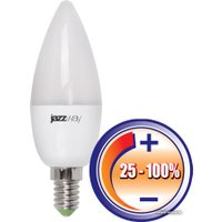 Светодиодная лампочка JAZZway PLED-DIM C37 E14 8 Вт 3000 К (диммируемая) [C37 8w 3000K]