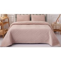Набор текстиля для спальни Sofi De MarkO Мориц 160х220 Пок-МЦ-пд-160х220 (пудра)