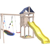 Игровой комплекс National Tree Company С качелями лодочка IgroWoods ДКНП-7 (не окрашен)