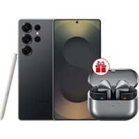Телефон Samsung Galaxy S25 Ultra SM-S938B 12GB/256GB (черный титан) и наушники Samsung Galaxy Buds 3 Pro по акции