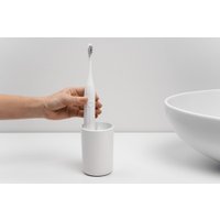 Стакан для зубной щетки и пасты Ambient Flux AFX036ABSWT (белый)