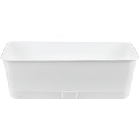 Кашпо 5 Plast Прованс Балконный ящик (9.5 л, белый, с подставкой)